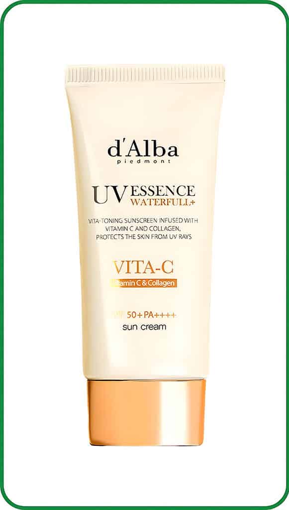 dAlba-UV-Essence-Waterfall-Vita-C-Collagen-Anti-aging-Sun-Cream